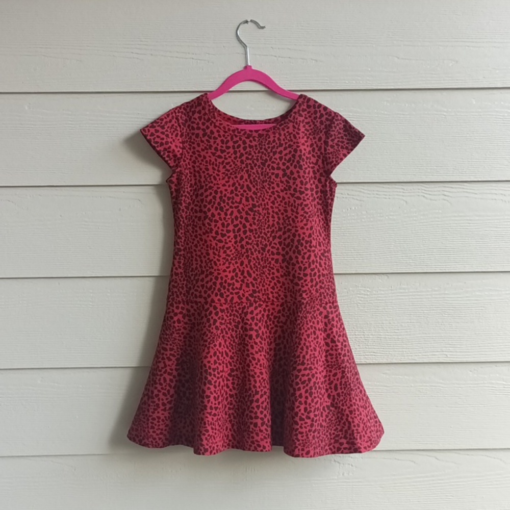 Florence Eiseman Pink Leopard Print Casual Dress